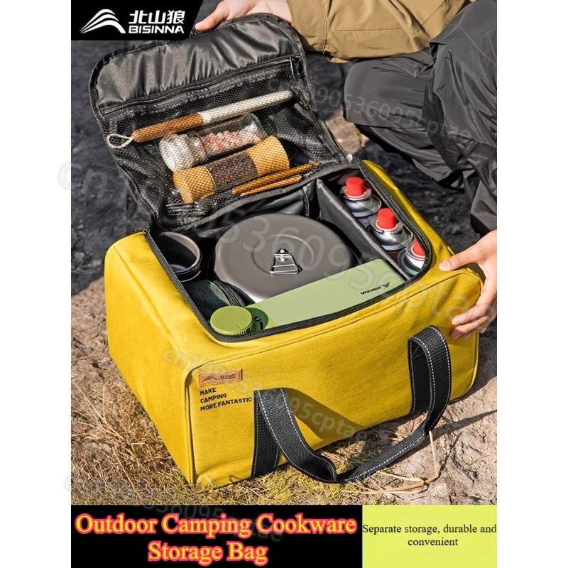 Camping Cooking Pan Set - Portable Camping Cookware Set Lightweight Outdoor
