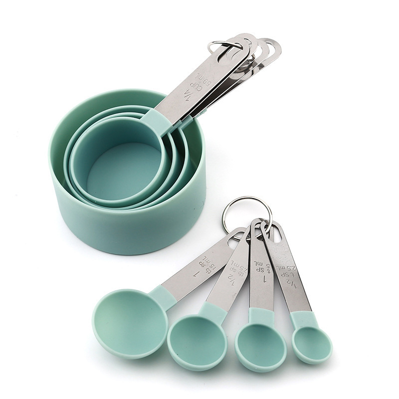 8PCS Measuring Cups Spoons Set - Camping Cooking Pan Set recensie en prijs