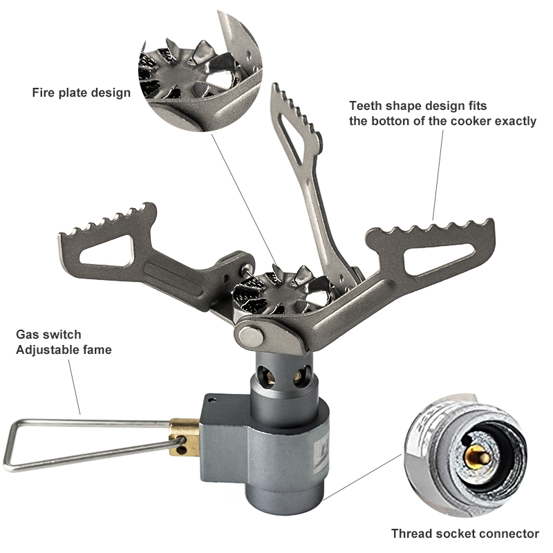 BRS Outdoor Gas Stove Mini Cam - Camping Cooking Drawer recensie en prijs