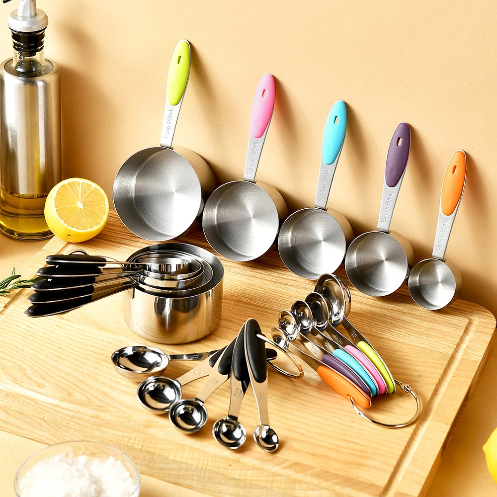 5/10Pcs Stainless Steel Measur - Camping Cooking Pan Set recensie en prijs