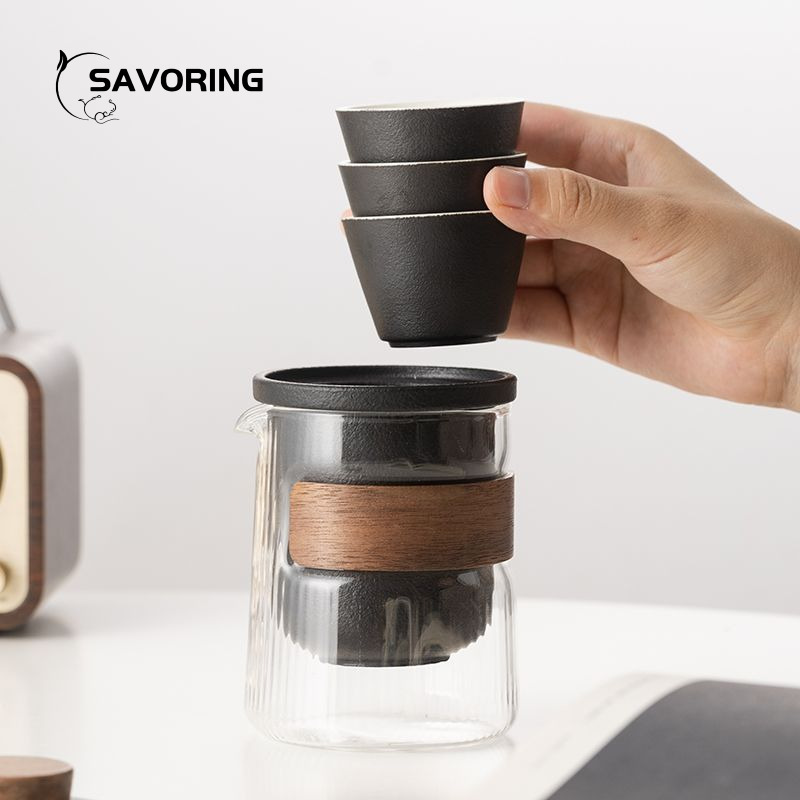Simple Chinese Ceramic Tea Set - Camping Cooking Pan Set recensie en prijs