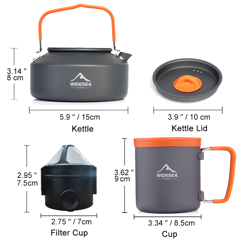 Widesea Camping Coffee Cookwar - Camping Cooking Box recensie en prijs