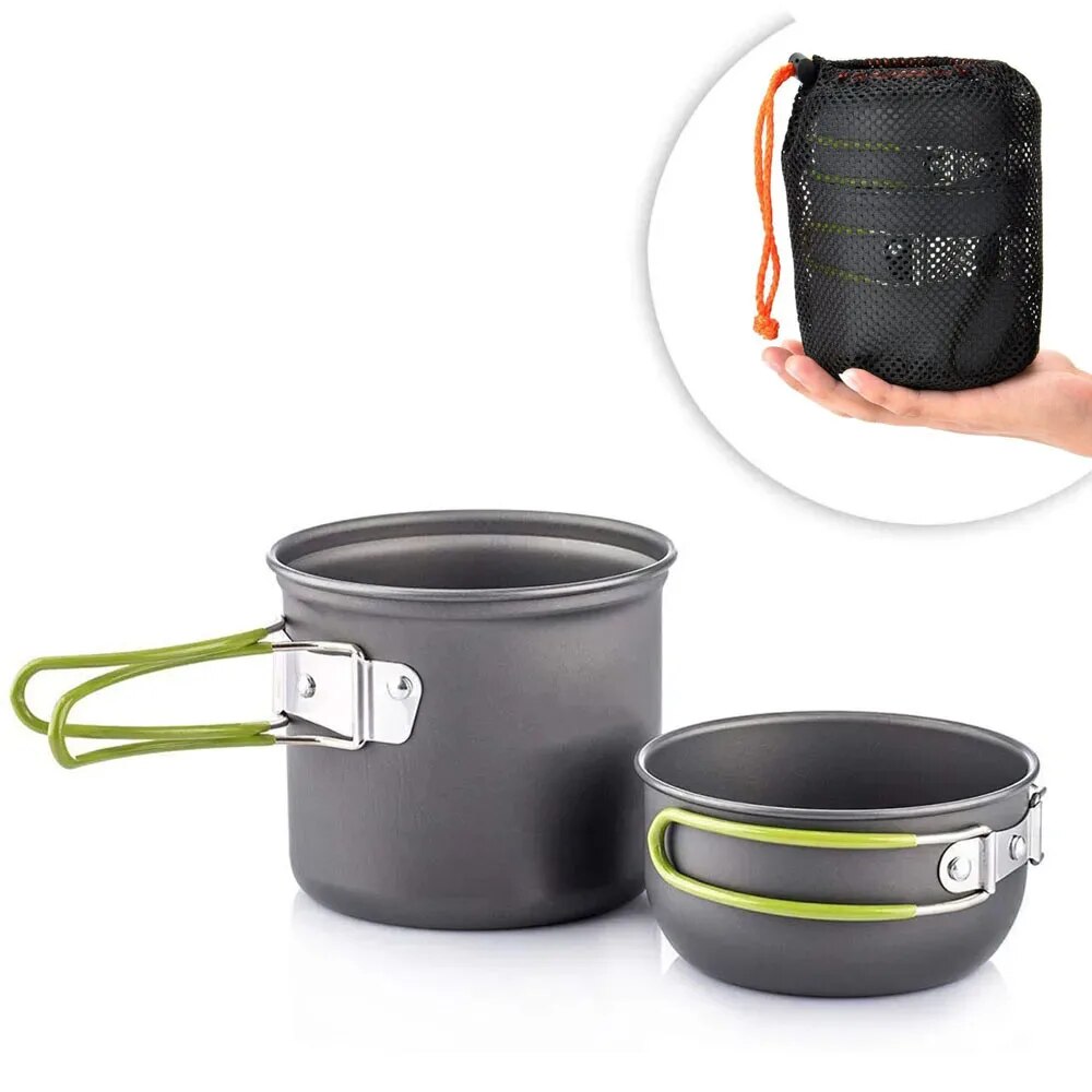 Camping Cookware Mess Kit Ultr - Camping Cooking Pan Set recensie en prijs