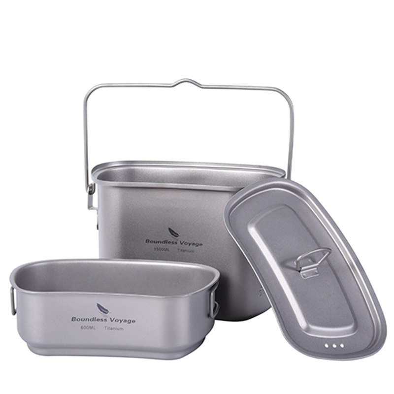 1.5L Outdoor Military Canteen  - Camping Cooking Box recensie en prijs