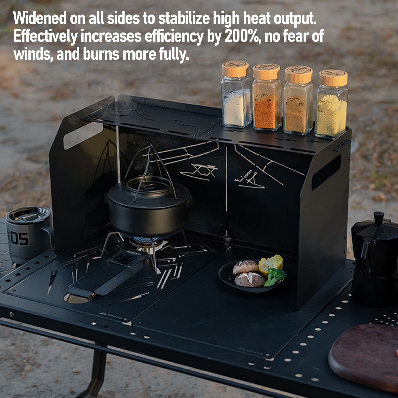 Camping Stove Windscreen Outdo - Camping Cooking Wind Blocker recensie en prijs