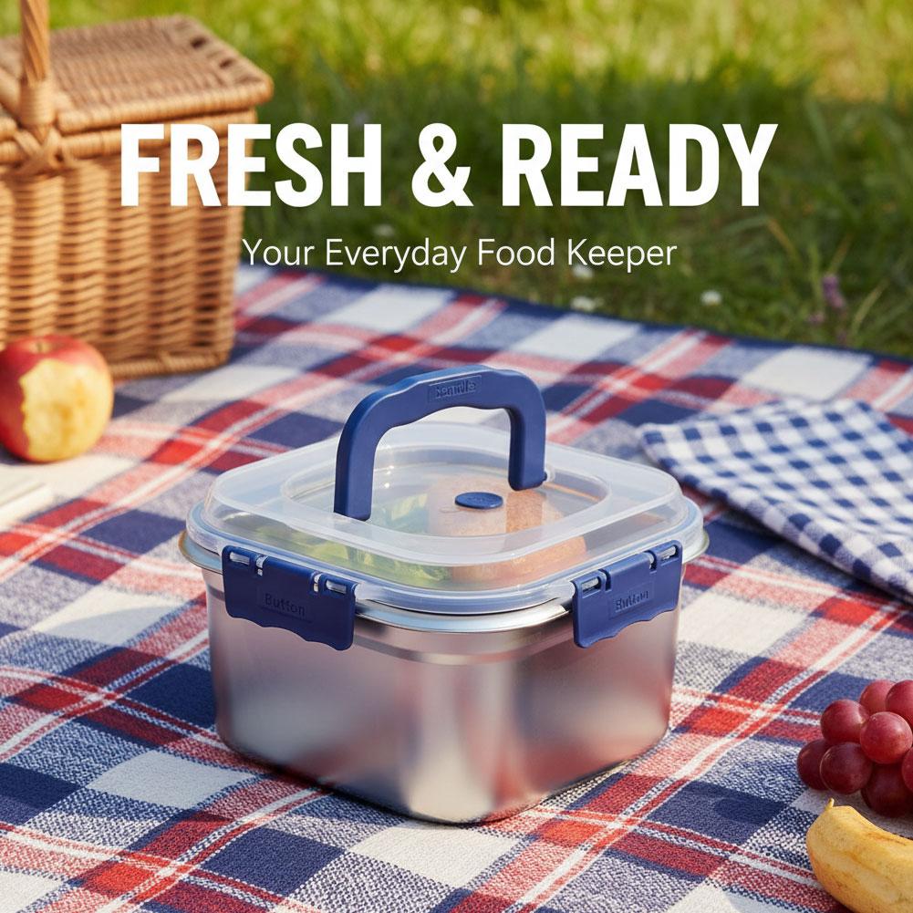 304 Stainless Steel Food Stora - Camping Cooking Box recensie en prijs