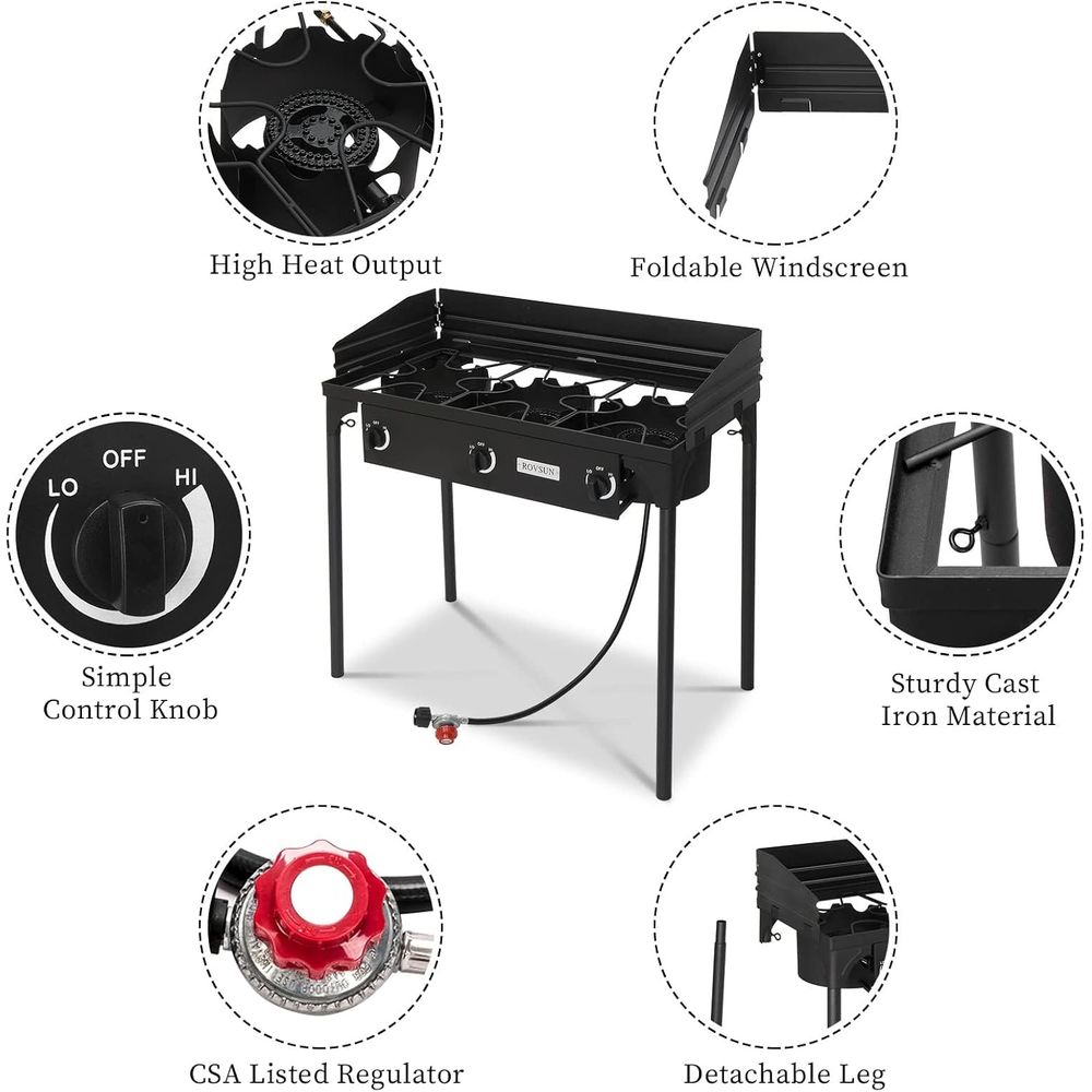 Portable Outdoor Propane Gas S - Camping Cooking List recensie en prijs