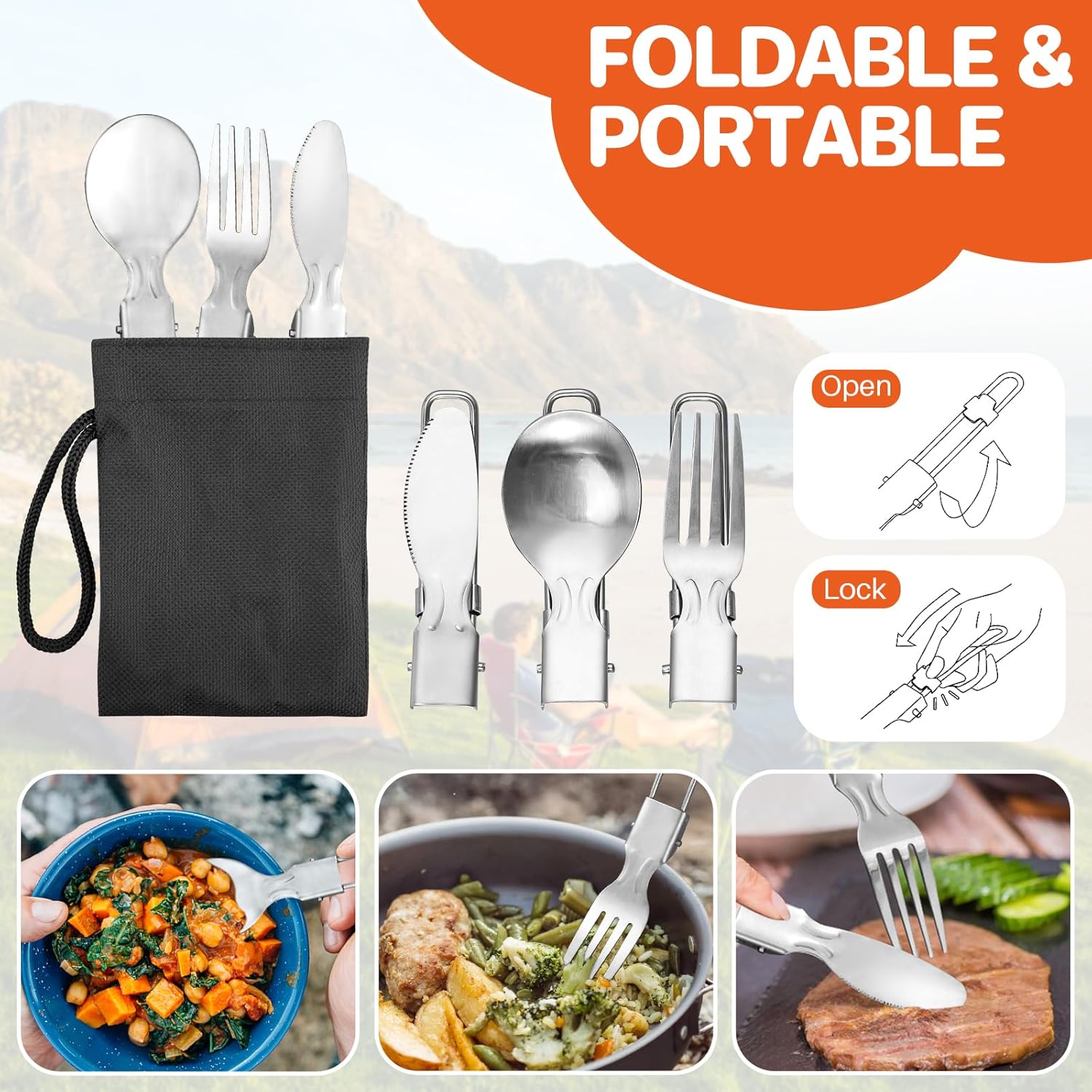 Non-Stick Camping Cookware Set - Camping Cooking Pan Set recensie en prijs