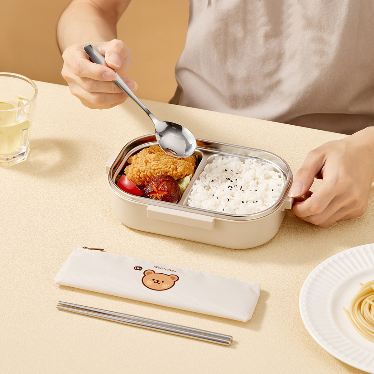 WORTHBUY Outdoor Portable Dinn - Camping Cooking Pan Set recensie en prijs
