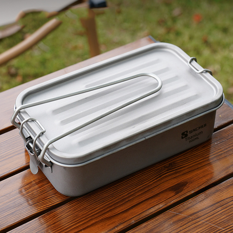 900ml Sealed Titanium Lunch Ca - Camping Cooking Box recensie en prijs
