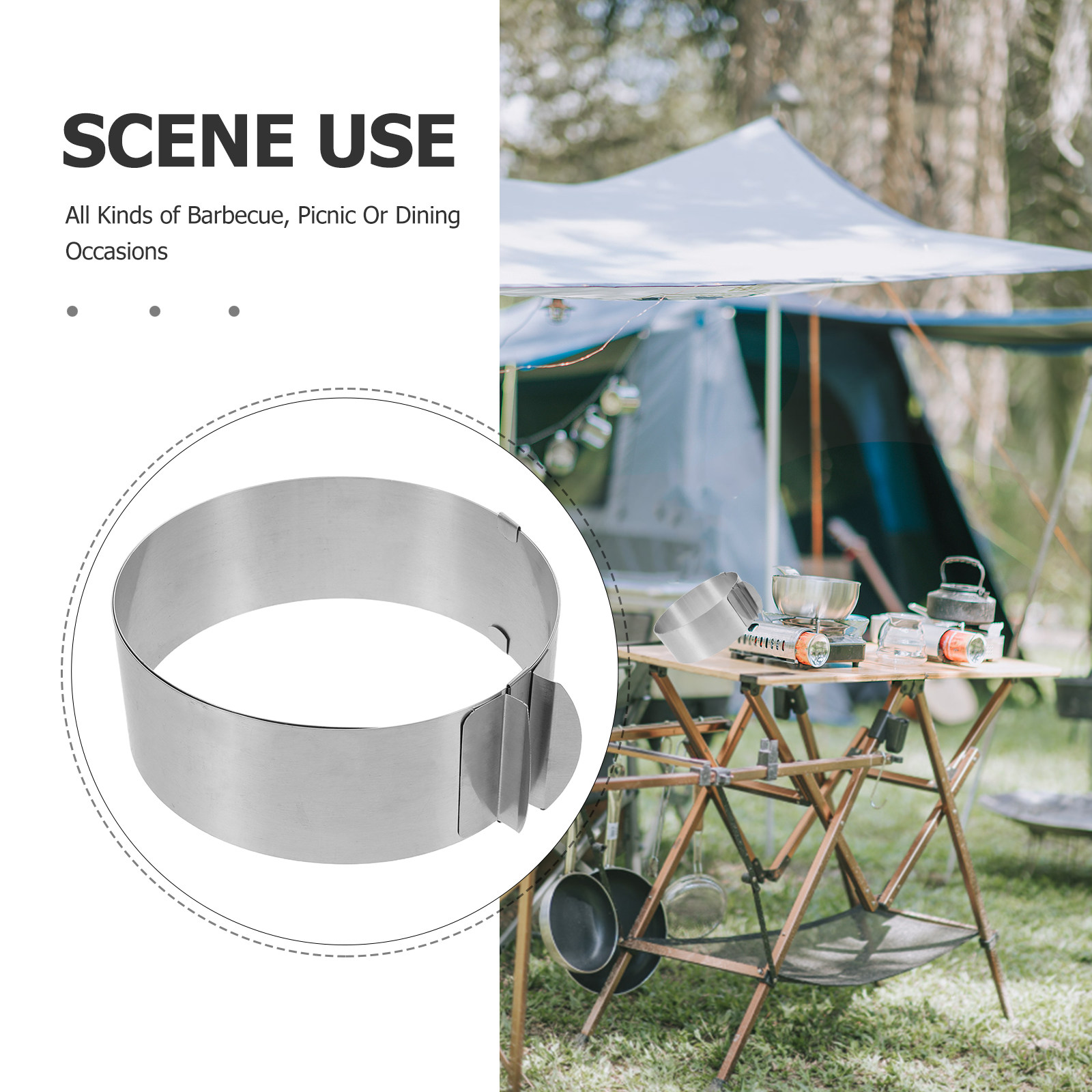 Adjustable Camping Stove Winds - Camping Cooking Wind Blocker recensie en prijs