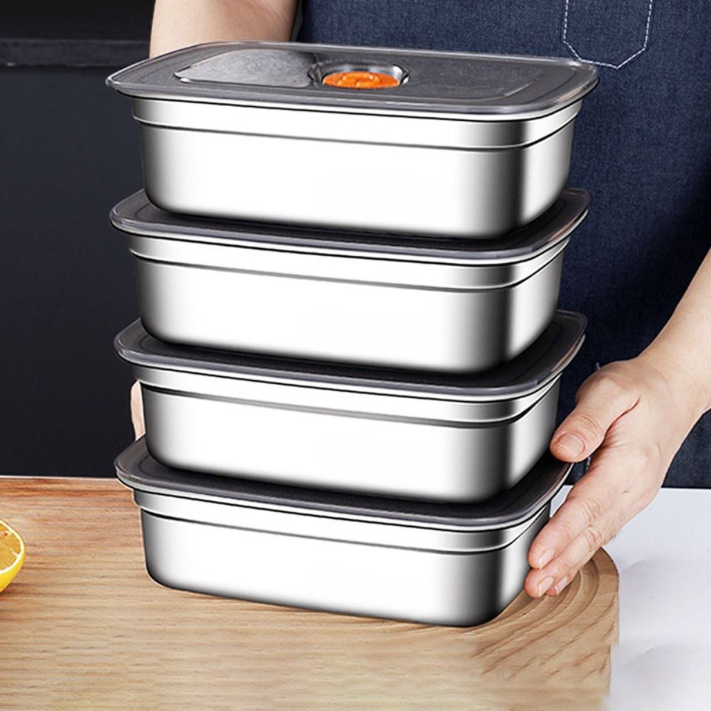 Stainless Steel Lunch Box Bent - Camping Cooking Box recensie en prijs