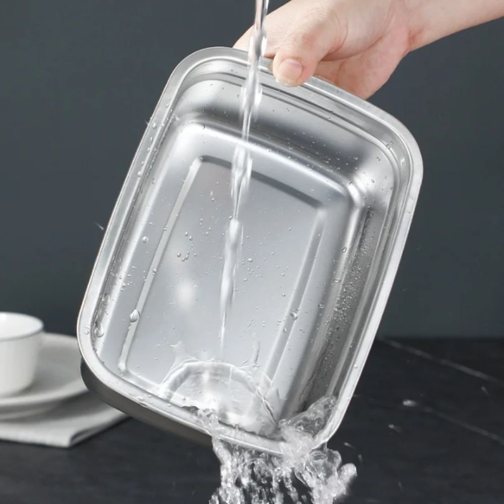 Stainless Steel Lunch Box Bent - Camping Cooking Box recensie en prijs