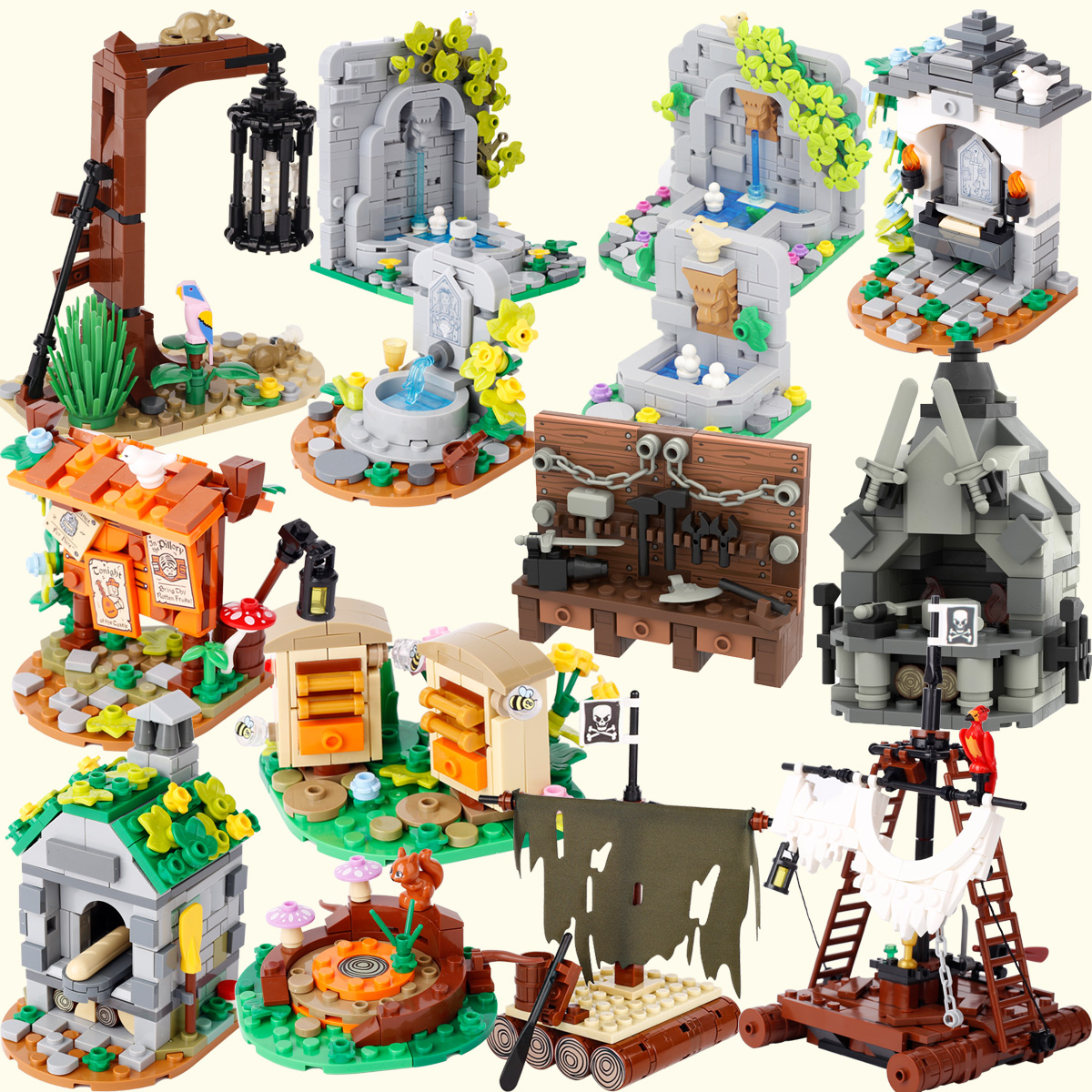 MOC Medieval City Building Blo - Camping Cooking Box recensie en prijs