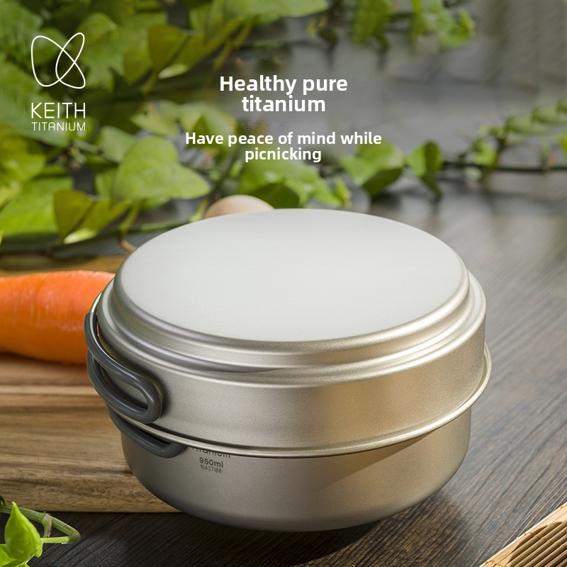 KEITH Pure Titanium 2-Piece Co - Camping Cooking Pan Set recensie en prijs