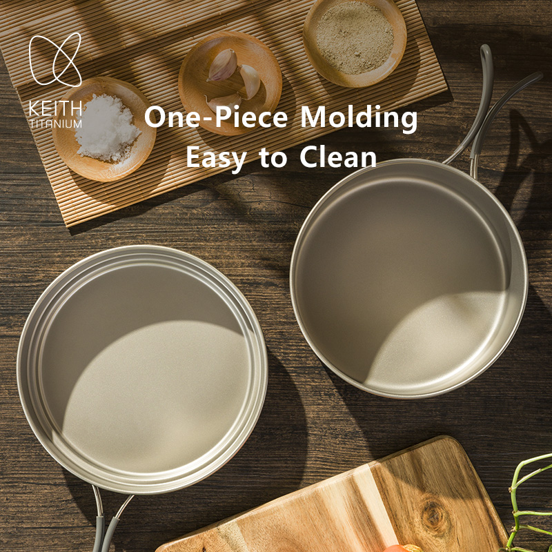 KEITH Pure Titanium 2-Piece Co - Camping Cooking Pan Set recensie en prijs
