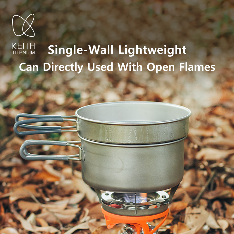KEITH Pure Titanium 2-Piece Co - Camping Cooking Pan Set recensie en prijs