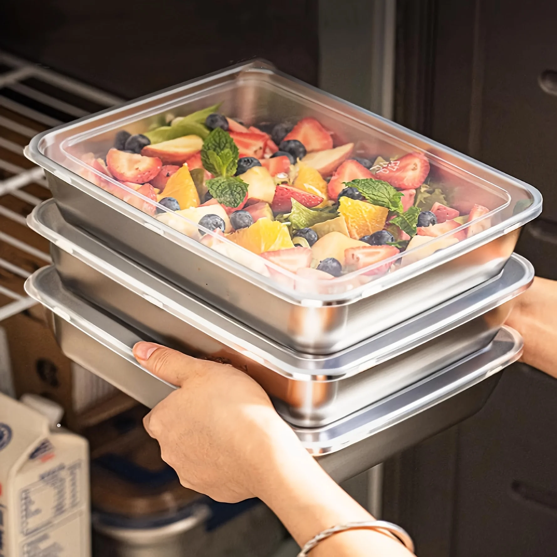 3pcs Stainless Steel Food Cont - Camping Cooking Box recensie en prijs
