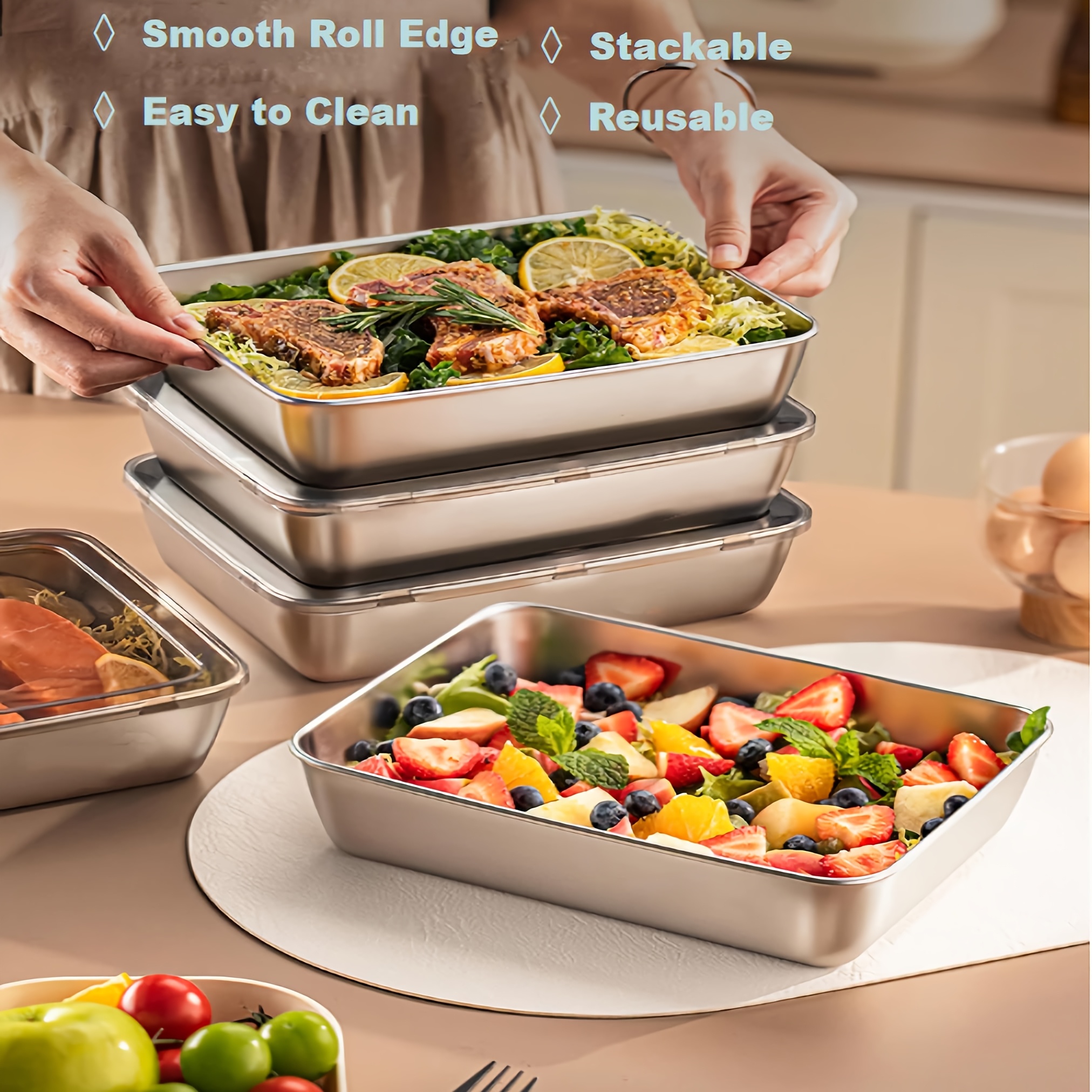 3pcs Stainless Steel Food Cont - Camping Cooking Box recensie en prijs