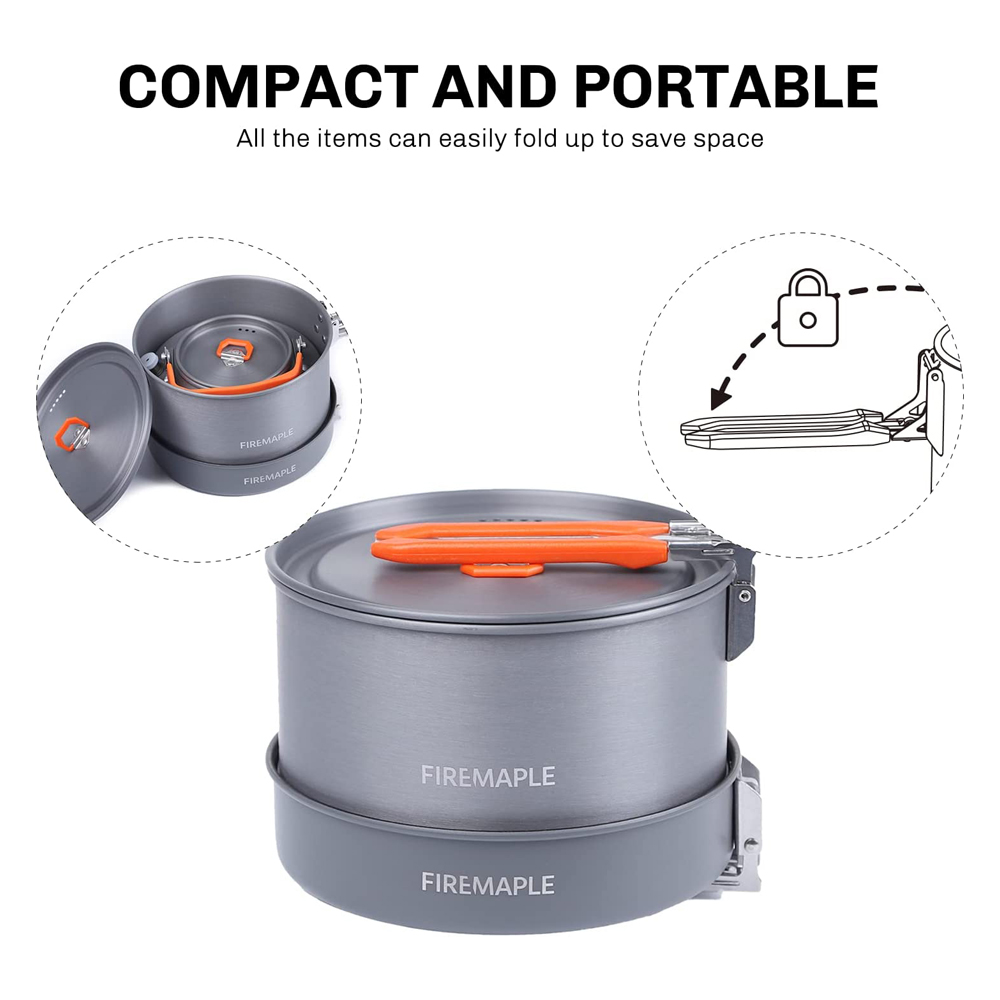 Fire Maple Camping Cookware Ut - Camping Cooking Pan Set recensie en prijs
