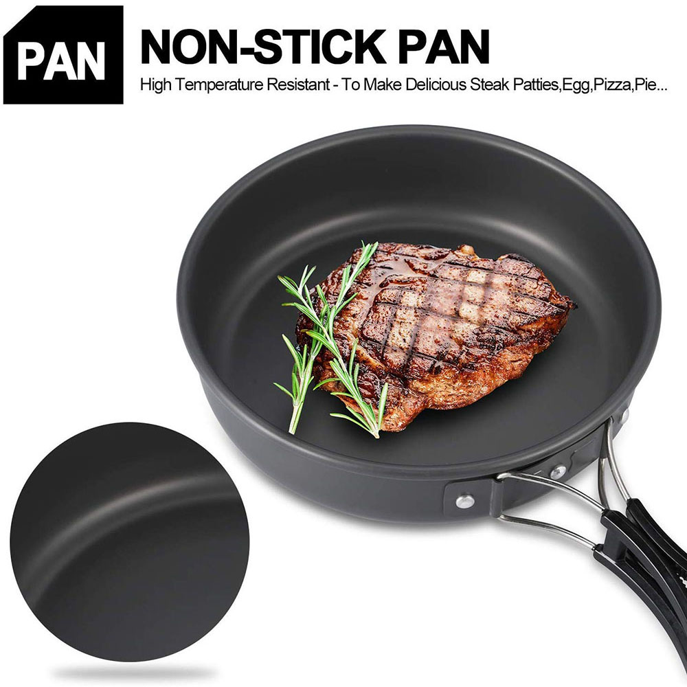Outdoor camping cookware set m - Camping Cooking Pan Set recensie en prijs