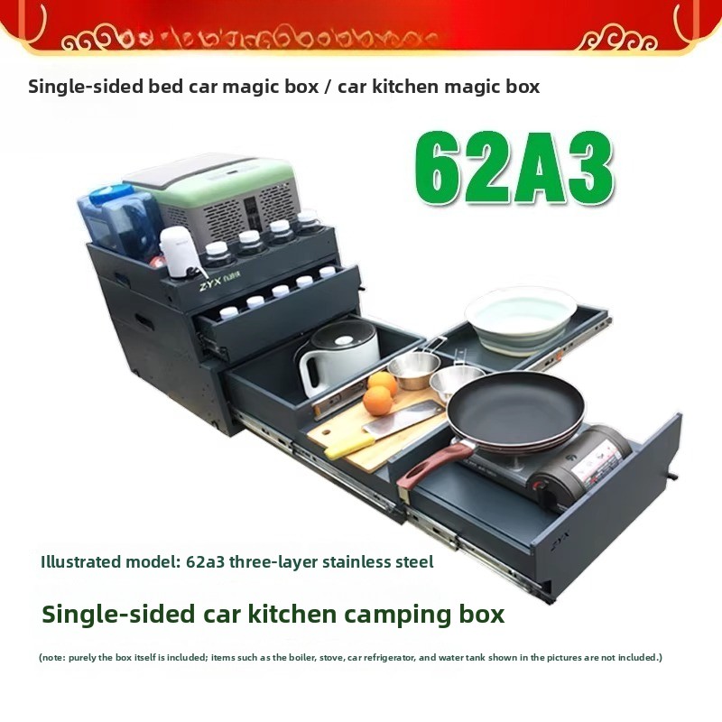 Portable Tailgate Kitchen & St - Camping Cooking Box recensie en prijs
