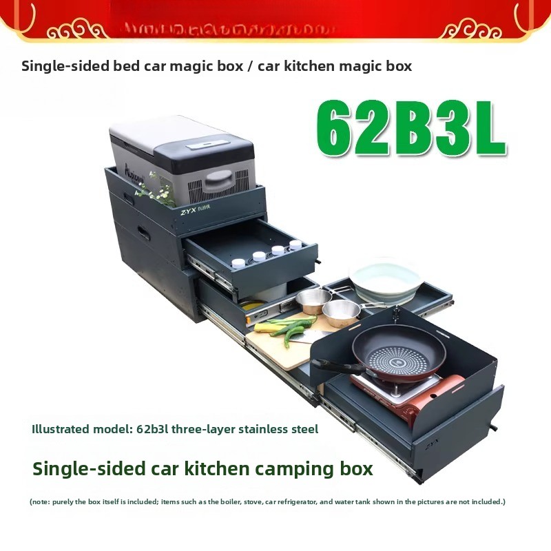 Portable Tailgate Kitchen & St - Camping Cooking Box recensie en prijs