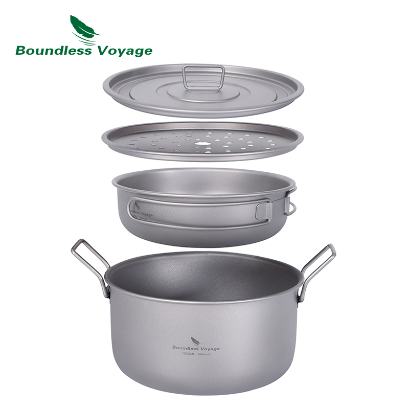 Boundless Voyage Camping Cooki - Camping Cooking Pan Set recensie en prijs